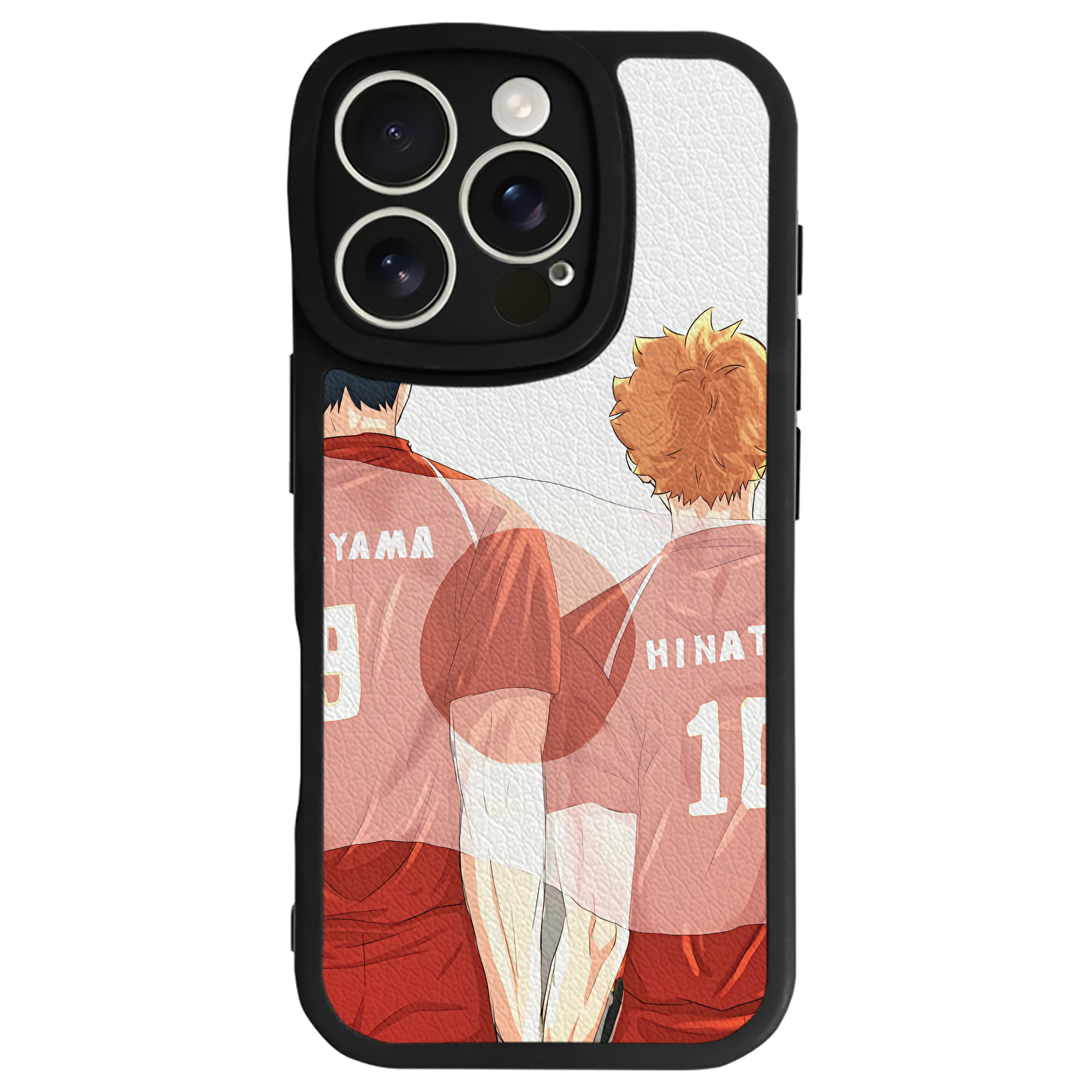 （画像用） ハイキュー!! Haikyu!! 【iPhone 16シリーズ対応】シリコンスマホケース（レザー調） 材質：シリコン